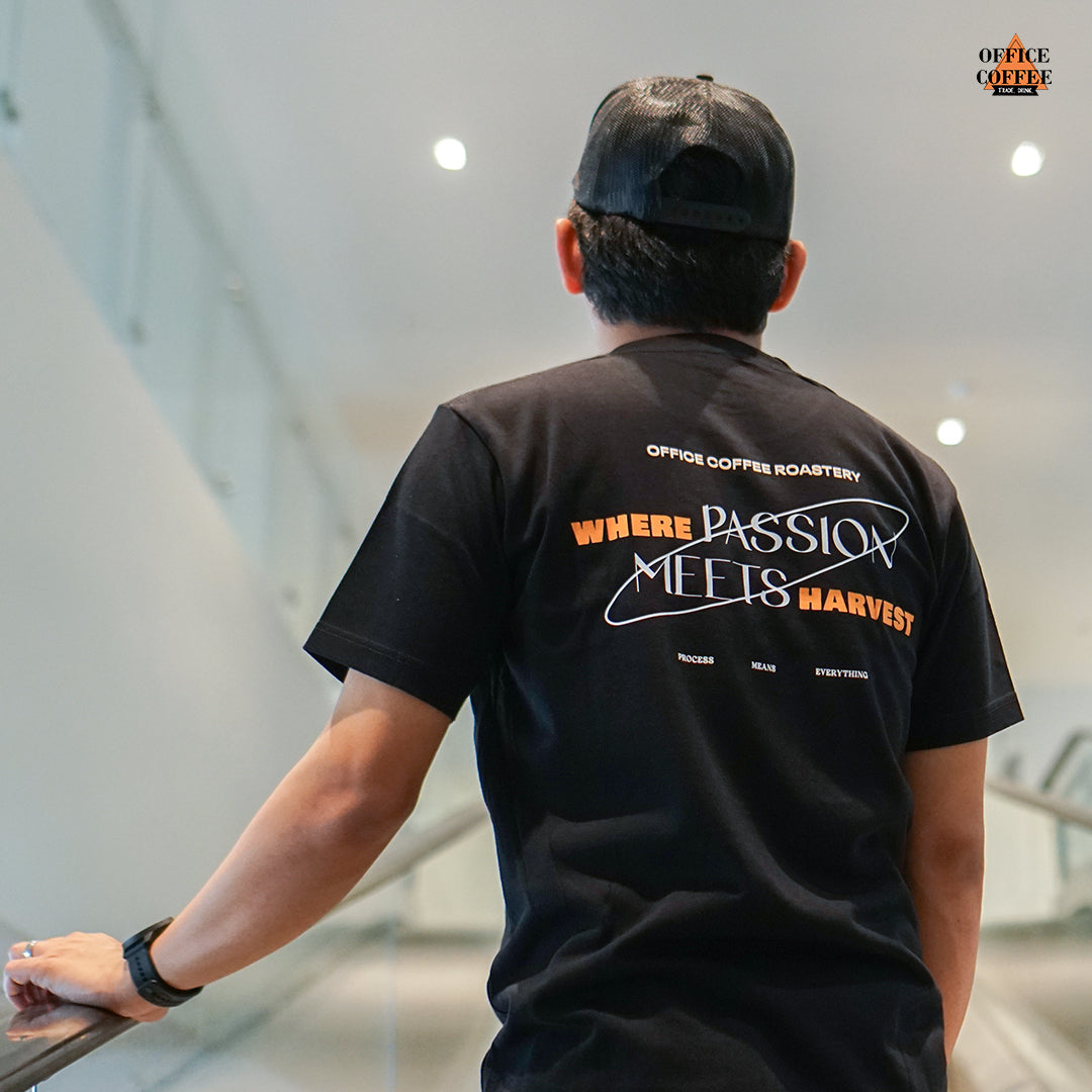 Merchandise Series T-Shirt Office Coffee - Black