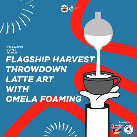 Flagship Harvest Throwdown Latte Art with Omela Foaming