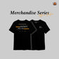 Merchandise Series T-Shirt Office Coffee - Black