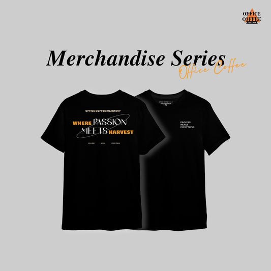 Merchandise Series T-Shirt Office Coffee - Black
