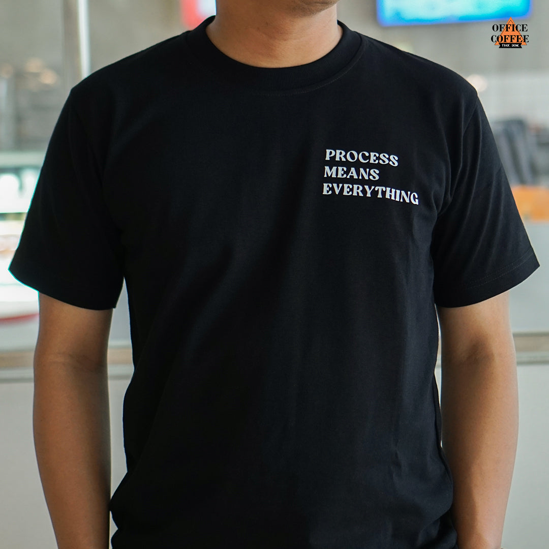 Merchandise Series T-Shirt Office Coffee - Black