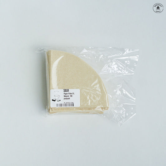SUJI Paper Filter 01, Natural, 100 pcs/pack
