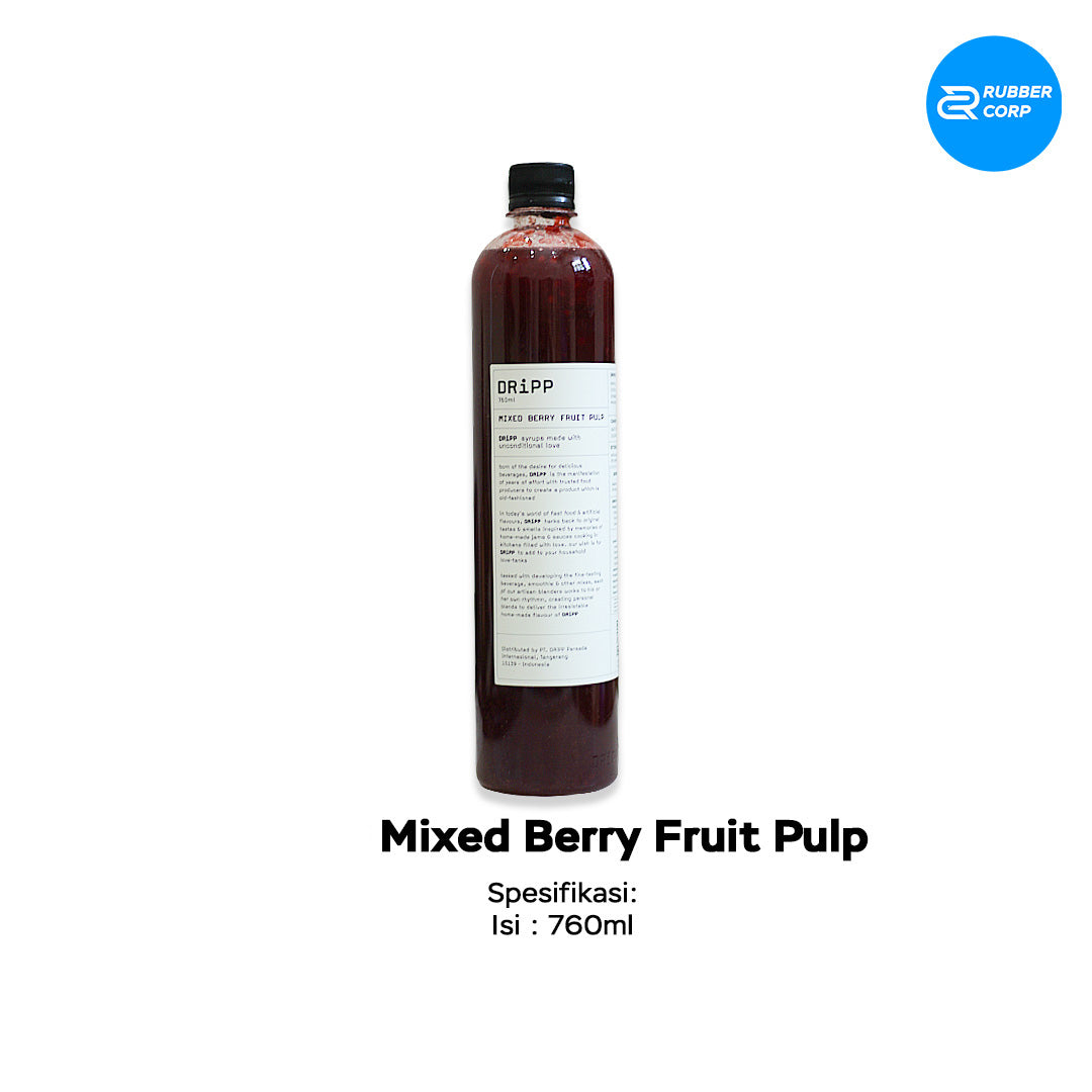 DRiPP MIXED BERRY FRUIT PULP